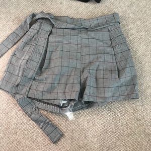 Plaid shorts